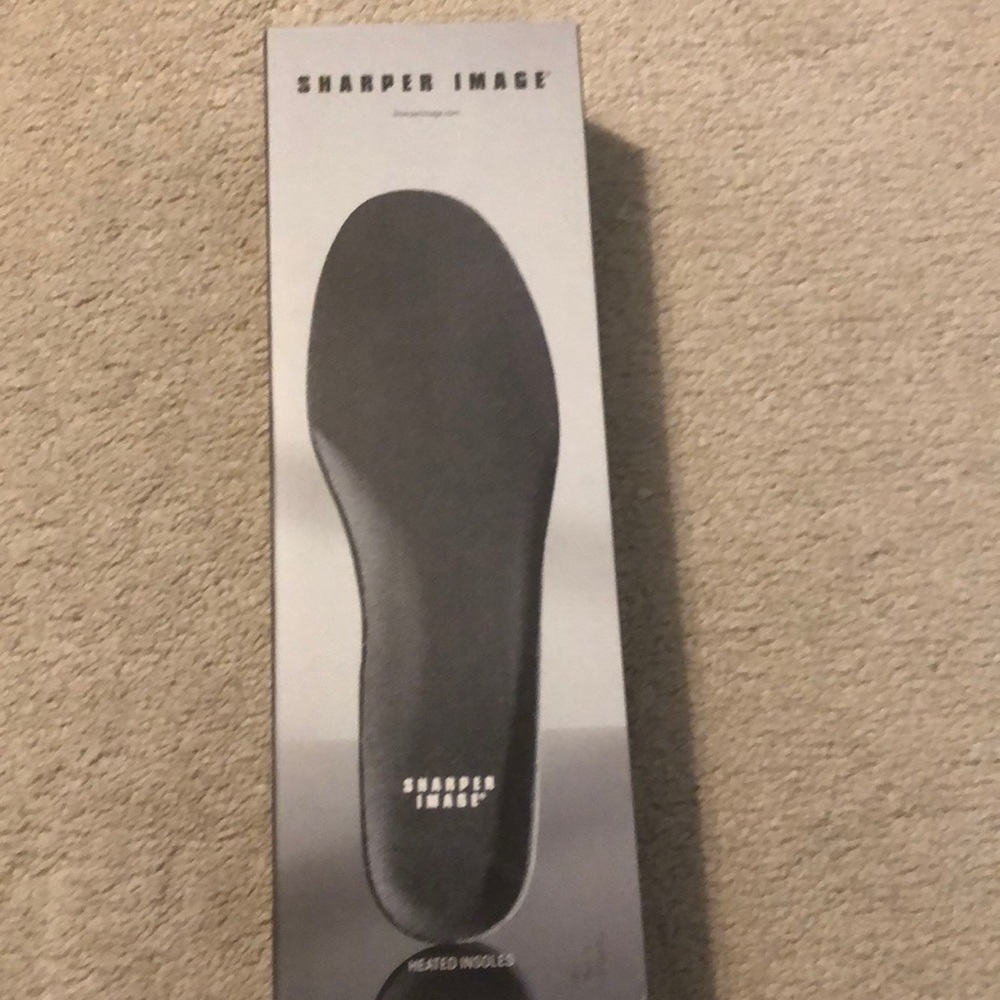 NIB Sharper Image Heated Insoles